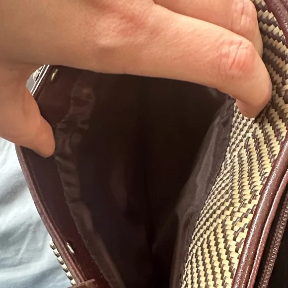 Bueno Brown and Cream Checkered Shoulder Bag - Picture 14 of 14